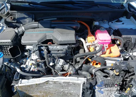 2024 Hyundai Tucson Hybrid Blue из США, поврежденный, VIN KM8JBCD14RU231360